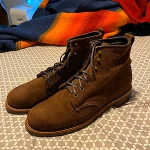 JCrew X Chippewa Roughout Suede Boot